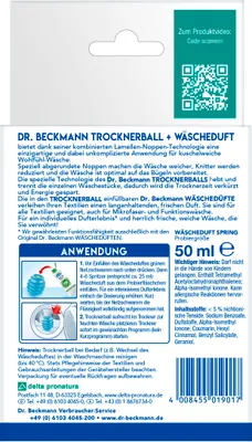 Obrázok produktu pre Dr.Beckmann Dryer Ball & Laundry Fragrance Spring 50ml