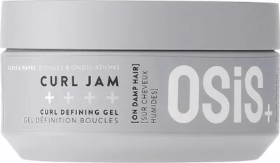 A product shot of a hair styling gel jar.