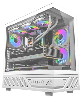 Produktbild von DarkFlash DS950 PC Gehäuse + 6 Lüfter Weiß