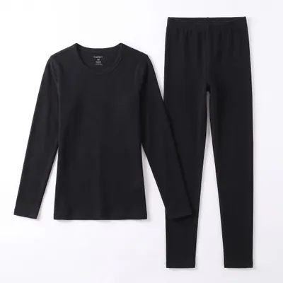 Immagine prodotto di GAUBERT 152: Set di intimo termico da donna in Lana, colore nero, taglia M