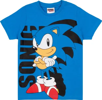 Image de Sonic The Hedgehog - T-shirt pour garçon NS7188 (140) (Bleu)