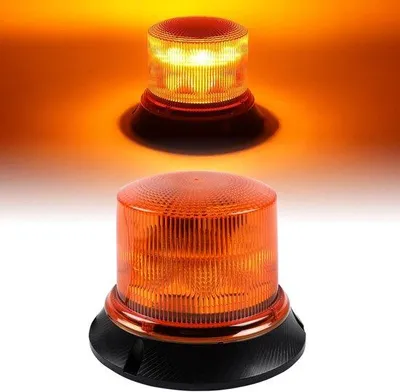 Produktbild von Famanu LED-Arbeitsscheinwerfer mit rotierender Funktion und amberfarbenem Signallicht - 12V/24V