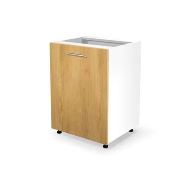 Produktbild von Halmar Niedriger Küchenschrank Vento D-60/82 - weiße Eiche Honig