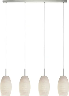Produktbild von EGLO 97587, Nickel, Weiß, Stahl, Glas, Rund, Weiß