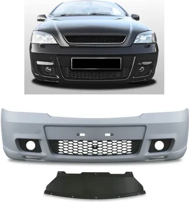 Produktbild von Front Stoßstange vorn Waben Gitter Spoiler Links Rechts für Opel Astra G
