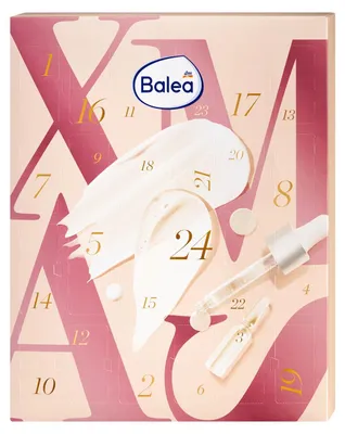 Productafbeelding van Balea Adventskalender 2026 – Kerstcollectie voor gezichtsverzorging, 24 stuks.