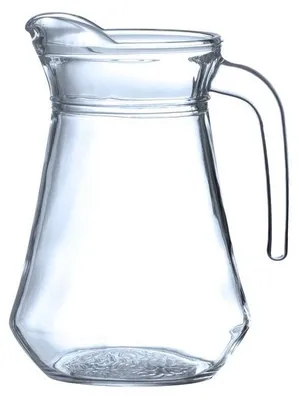 Produktbild von HENDI Glaskrug 1,3 L für warme und kalte Getränke, Spülmaschinengeeignet