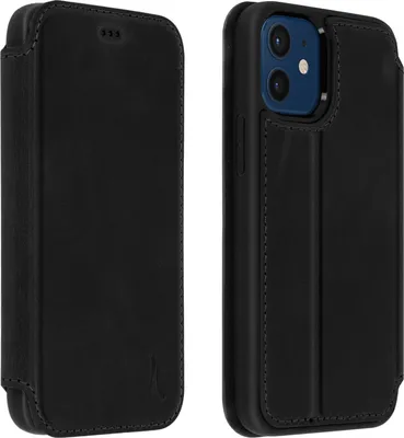 Obrázek produktu pro Altadif ALTFCUIRIP12BLK, Folio, Apple, iPhone 12 Mini, 13,7 cm (5.4"), Černá