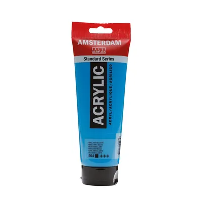 Obrázok produktu pre Amsterdam 17095642, Modrá, Akrylová farba, Tekutina a gél, 120 ml