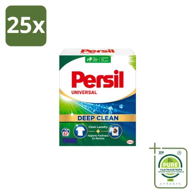 Produktbild von 25 x Persil Universal Waschpulver für weiße Wäsche - Großpackung - 25 Stücke