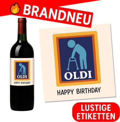 Produktbild von Weinetiketten flaschenetiketten geburtstag lustige weinflaschen sticker etiketten set