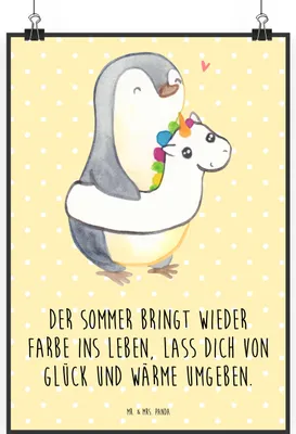 Produktbild von Mr. & Mrs. Panda Bild Sommerfarben DIN A1 - Gelb Pastell - Geschenk, wanddeko, Natur, Sommergefühle, Winter, Summer Feelings, Posterdruck, Vibes, Plakat, Kunstdruck