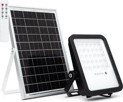 Produktbild von LED Fluter Solar 1100 lm IP65 mit Fernbedienung Nurda 6500K Kaltweiß