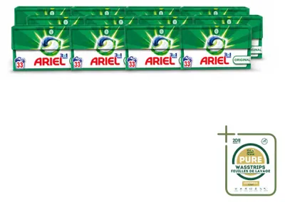 Produktbild von 12 x Ariel 3in1 Waschmittel Pods - Original - Vorratspackung - 12 Stücke