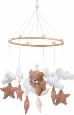 Produktbild von Baby Mobile Giostrina Nunù | Mehr Farben verfügbar | Universelles Befestigungssystem