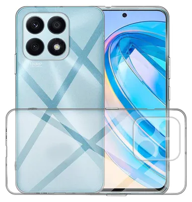 Obrázek produktu pro Pro Honor X8a – průhledné siliko pouzdro na mobil, tenké pouzdro z TPU,
