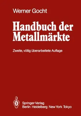 Immagine prodotto di Handbuch der Metallmärkte