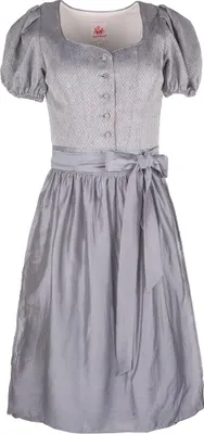 Produktbild von Dirndl Ferrara Puffarm 70cm Länge blau grau 44