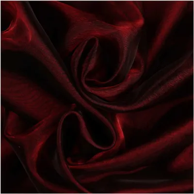 Chrystal Organza-Stoff Zuschnitt ab 1 x 1,4 m hauchzart fein transparent bordeaux
