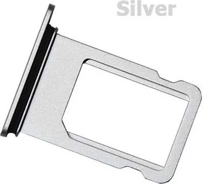 Produktbild von Nano Sim Kartenhalter in silber für iPhone 7 weiß