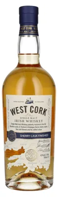Image de West Cork SHERRY CASK FINISHED Irish Single Malt Whiskey 43% Vol. 0,7l