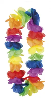 Immagine prodotto di Ghirlanda hawaiana arcobaleno XL 50 cm