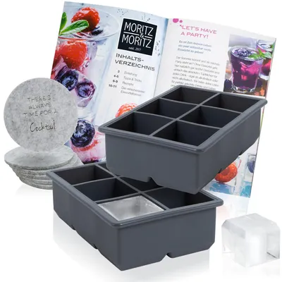 Produktbild von Moritz & Moritz 2x Eiswürfelform Eckig kl.