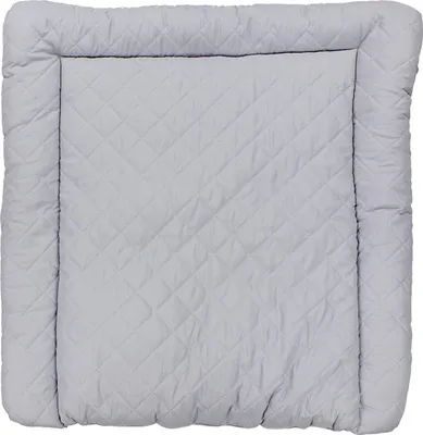 Produktbild von TupTam Baby Wickeltischauflage mit Baumwollbezug Gemustert, Farbe: Grau Gesteppt, Größe: 70 x 70 cm