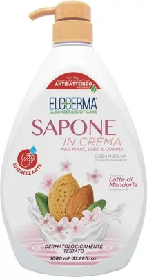 Zdjęcie produktu dla ELODERMA Mydło w płynie z mlekiem migdałowym 1L