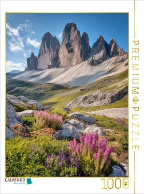 Produktbild von CALVENDO Puzzle Drei Zinnen Italien | 1000 Teile Lege-Größe 64x48cm Foto-Puzzle für glückliche Stunden