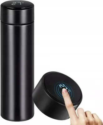 Obrázek produktu pro Termoska 500 ml Termoska Láhev Bidon Smart Led Dotykový displej