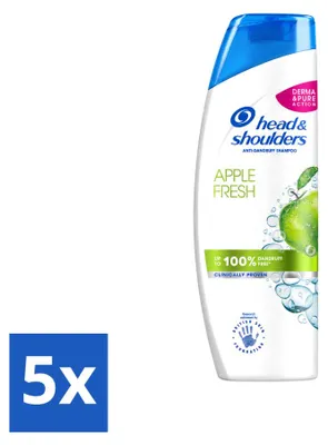 Obrázok produktu pre 5 ks šampónu Head & Shoulders Apple Fresh - 400 ml - výhodný balík