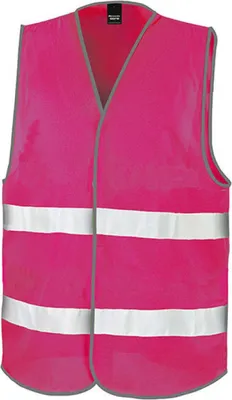 Image de Result Core R200X | Gilet de sécurité motoriste / ISOEN20471:2013, classe 2 - Couleur : Raspberry - Taille : XS