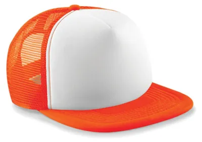 Image de Beechfield B645 | Casquette Snapback Trucker / casquette / bonnet / chapeau - Couleur : Orange/White - Taille : One Size