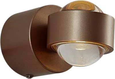 Produktbild von Design Wandleuchte DunkelBronze inkl LED IP44 Lens