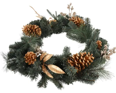 Immagine prodotto di Ghirlanda di Natale, decorazione dorata