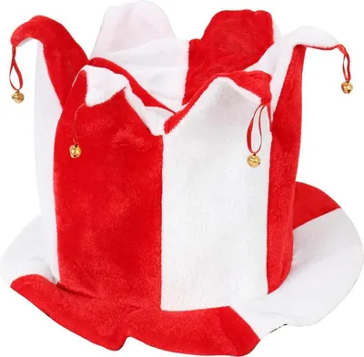 Produktbild von Zylinder mit Glöckchen, polnischer weiß-roter Fächer.