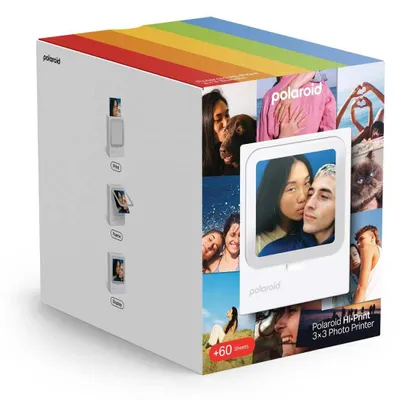 Immagine prodotto di Stampante fotografica Polaroid Everything Box HiPrint 3x3, bianca