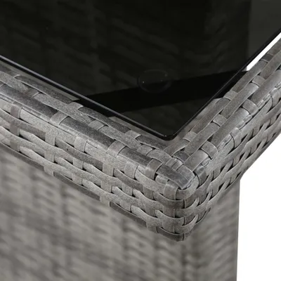 Obrázok produktu pre vidaXL Záhradný stôl 240x90x74 cm polyratan a sklo