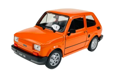 Produktbild von Welly FIAT 126p Orange Maßstab 1:21 Modellauto 24066