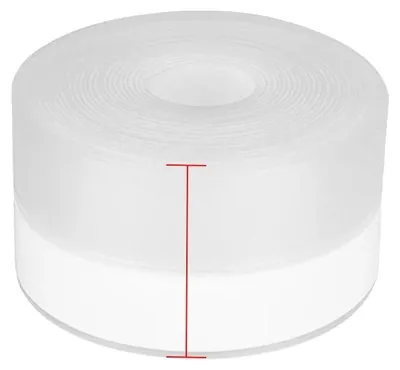 Immagine prodotto di Striscia sigillante per esterni, resistente agli agenti atmosferici, isolante acustico, trasparente, 45 mm x 5 m
