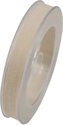 Produktbild von Webband, Schleifenband 15mm creme 20m Rolle (1m=0,35EUR) Goldina