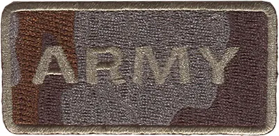 Produktbild von Army Militär - Aufnäher, Bügelbild, Aufbügler, Applikationen, Patches, Flicken, Zum Aufbügeln, Größe: 6,9 x 6,3 cm
