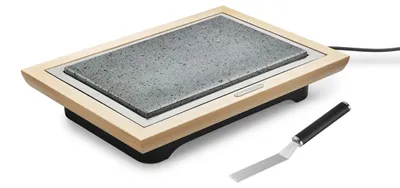 Productafbeelding van LAGRANGE Grill Pierre Deluxe, Grijs, Hout, Vrijstaand, Steen, 375 x 235 mm, 1100 W, 480 mm