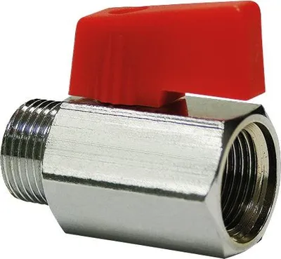 Zdjęcie produktu dla Mini zawór kulowy typu 126 3/8 cala z gwintem BSPP/gwintem