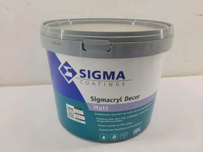 Immagine prodotto di Sigma 165232 Sigmacryl Decor Bianco opaco 10 L