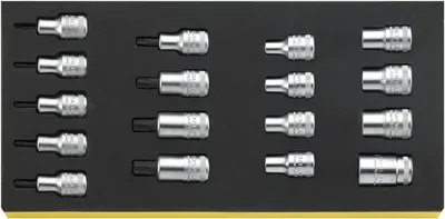 Produktbild von STAHLWILLE 96838763, Steckschlüssel-Satz, 17 Kopf/Köpfe, 350 mm, 175 mm, 1,42 kg