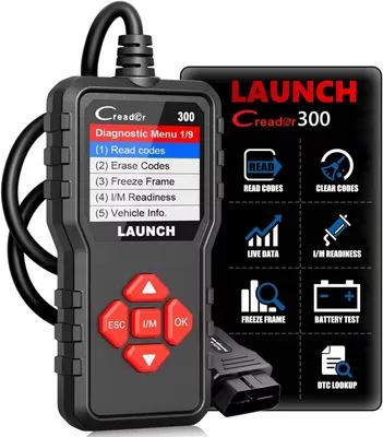 Produktbild von Launch Creader 300 OBD2 Scanner Diagnosegerät für Motorfehlercodes. 1.7"