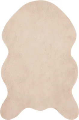 Produktbild von vidaXL Rutschfester Teppich aus Kunstkaninchenfell OLITE Taupe
