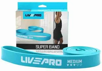 Produktbild von LIVEPRO Fitnessbänder Power Resistance Band mittel